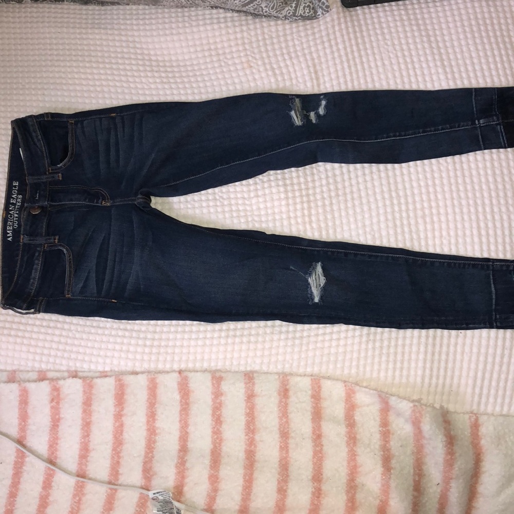 Denim high wasted jeans